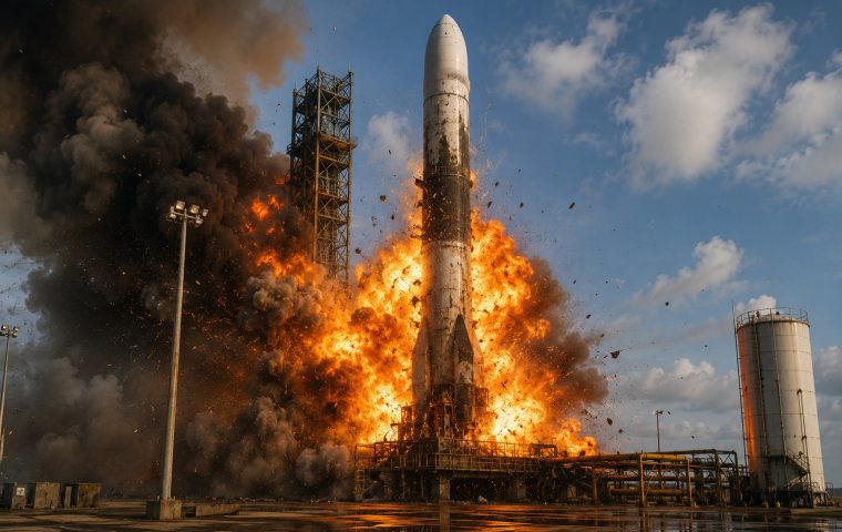 Bezos‘ Milliarden-Feuerball: New Glenn explodiert – Musk gewinnt