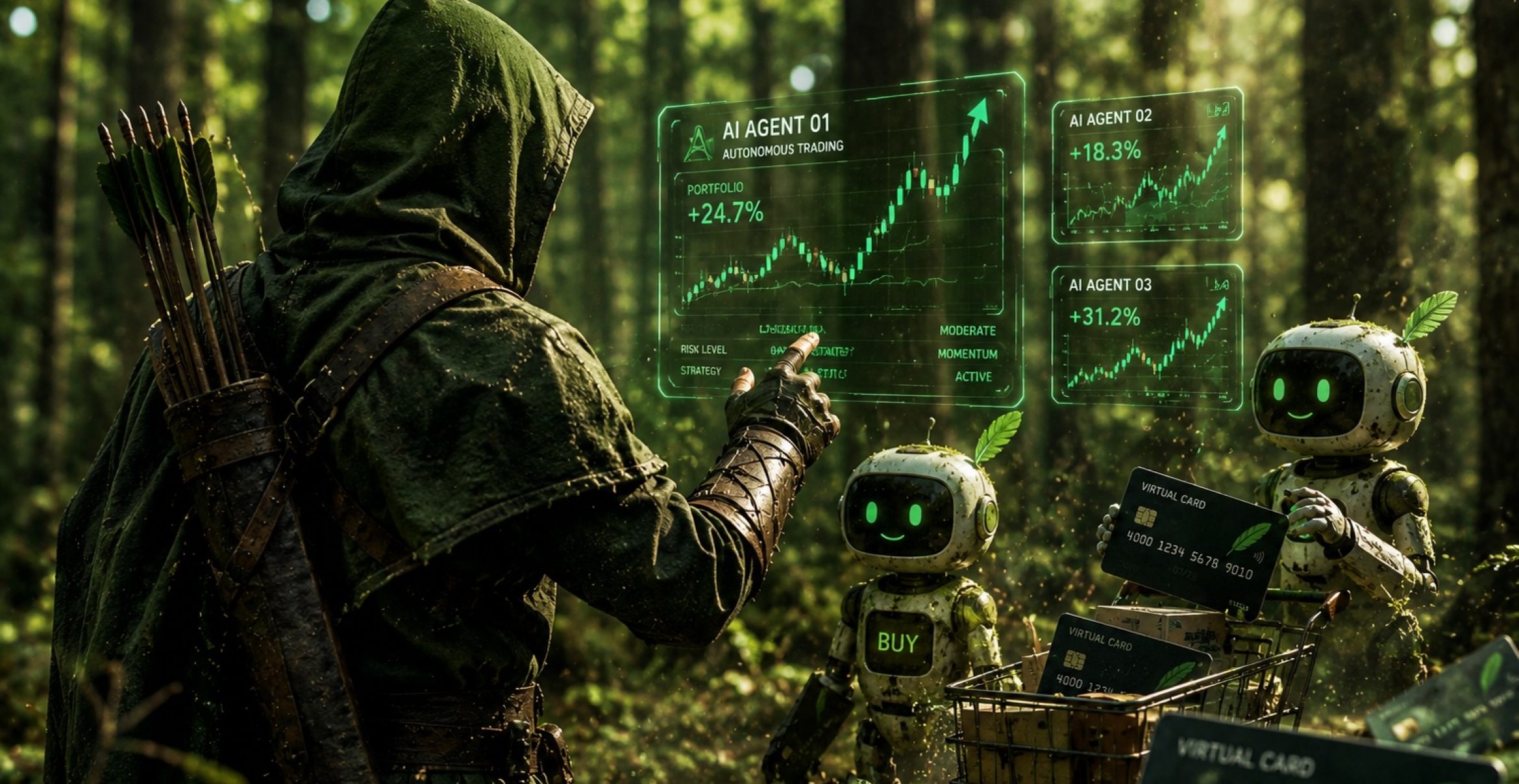 Robinhood lässt KI-Agenten an die Börse — und an deine Kreditkarte