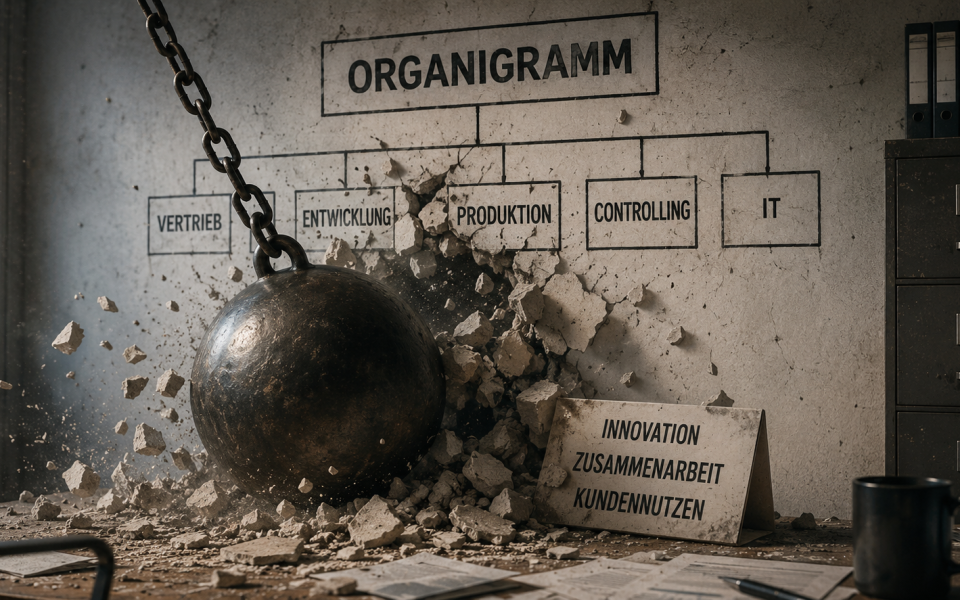 Kreative Zerstörung im Organigramm: Wie Unternehmen sich selbst blockieren
