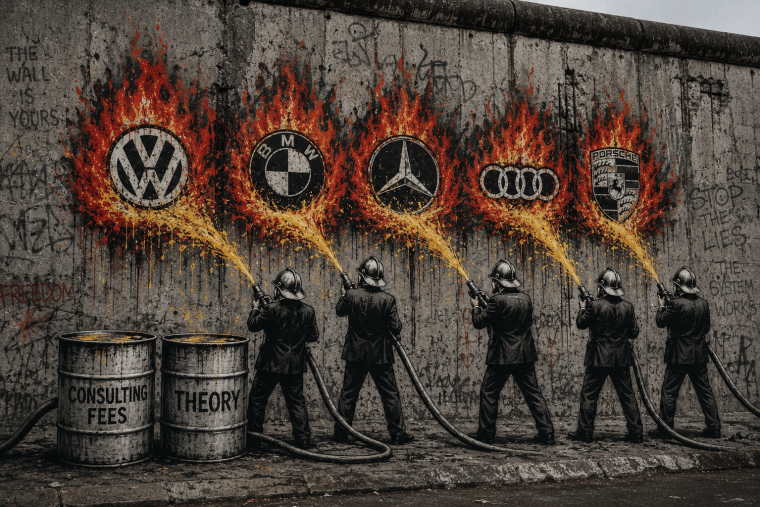 Warum die deutsche Autoindustrie in Schönheit stirbt: Die bittere Wahrheit über Digitalvertrieb, Tracking und das Perpetuum Mobile der Theorie