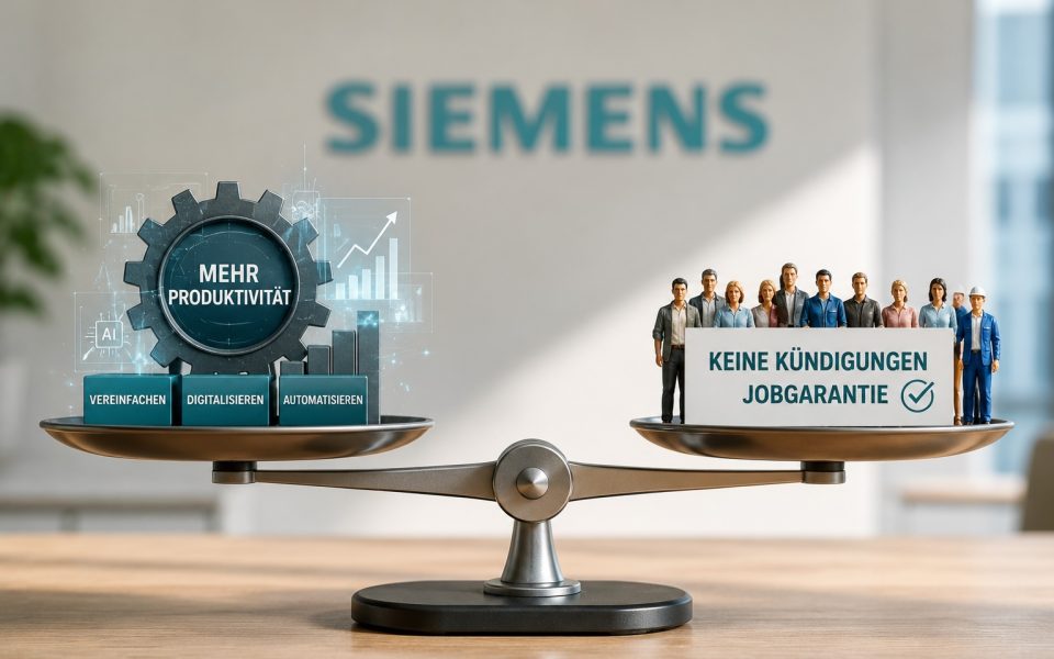 Technologie und Menschen in Balance