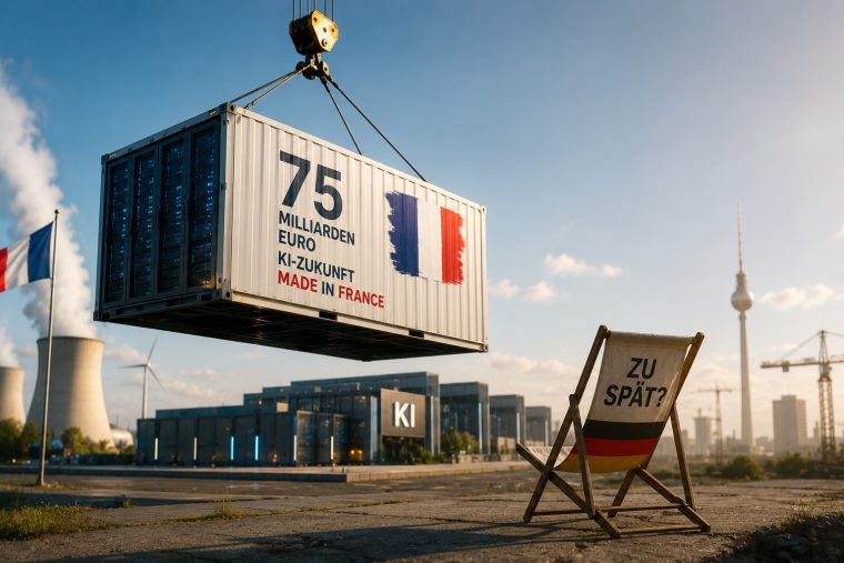 75 Mrd. für Europas KI-Kraftwerk: Warum Frankreich Deutschland abhängt