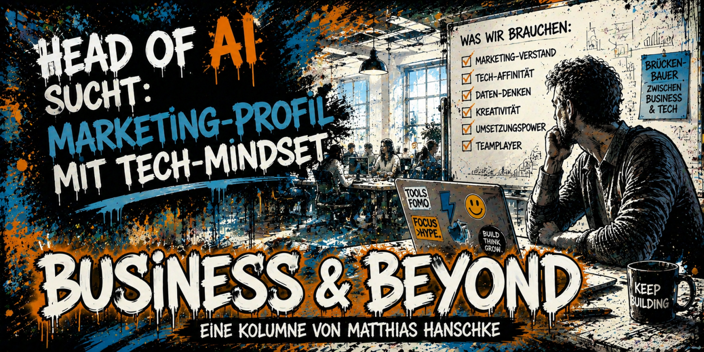 Head of AI sucht: Marketing-Profil mit Tech-Mindset