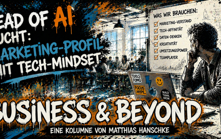 Head of AI sucht: Marketing-Profil mit Tech-Mindset