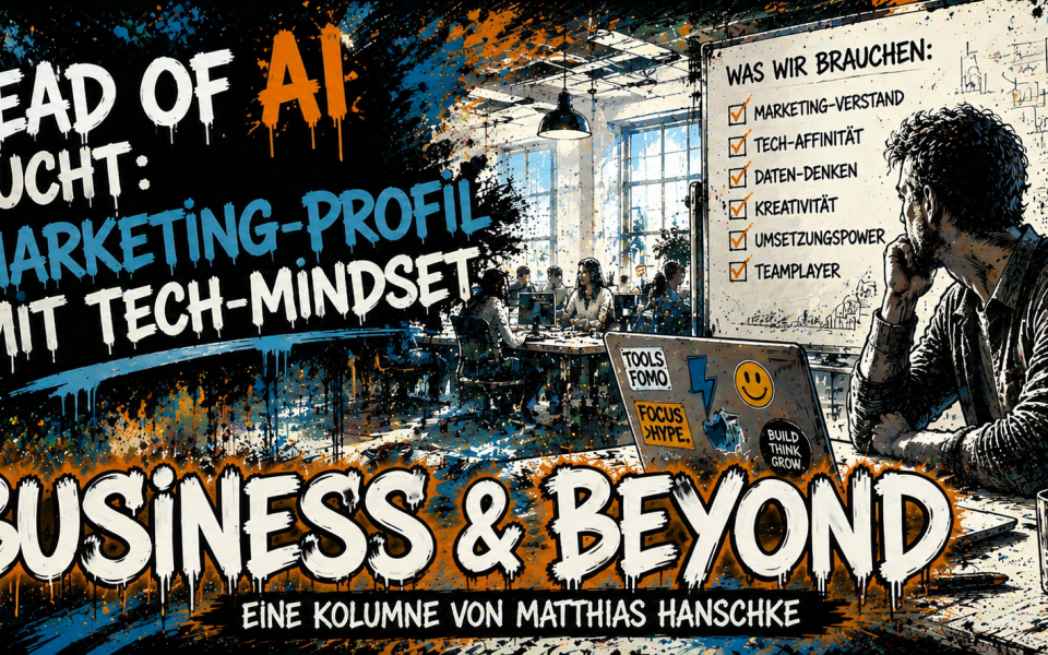 Head of AI sucht: Marketing-Profil mit Tech-Mindset
