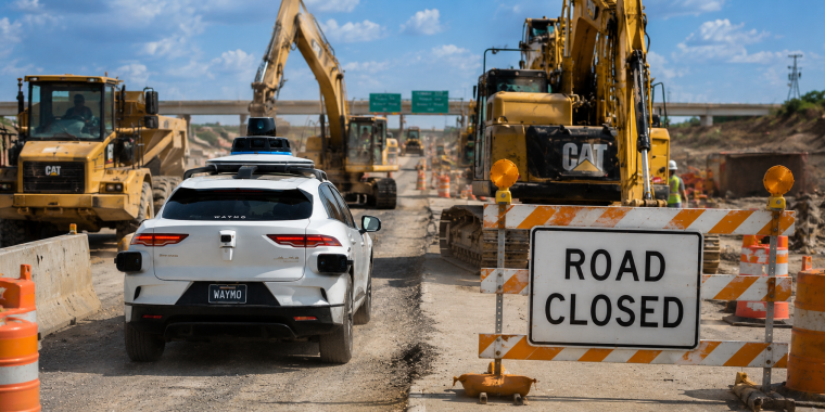 Waymo vs. Baustelle: Robotaxi nimmt Absperrung als Einladung