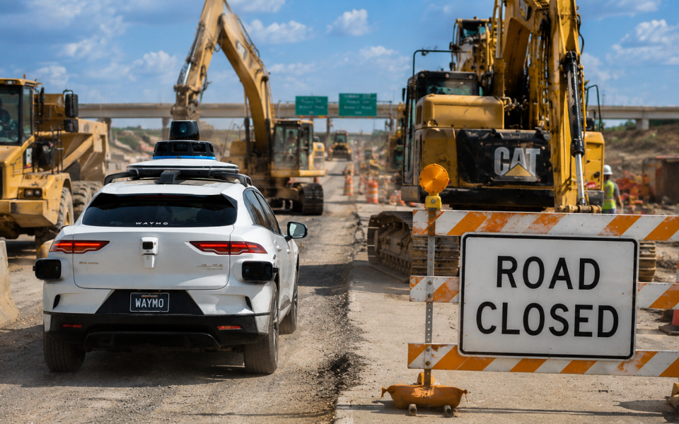 Waymo vs. Baustelle: Robotaxi nimmt Absperrung als Einladung