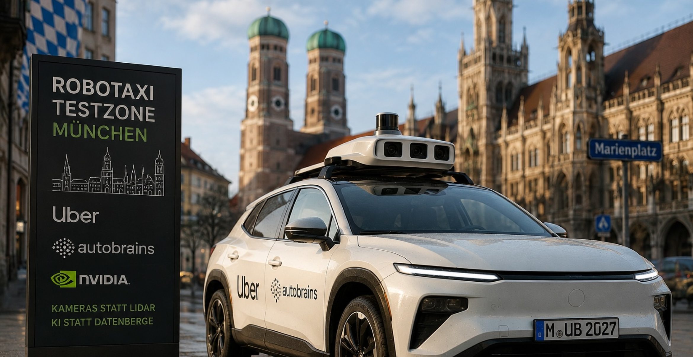 München wird zum Testlabor für autonome Uber-Taxis