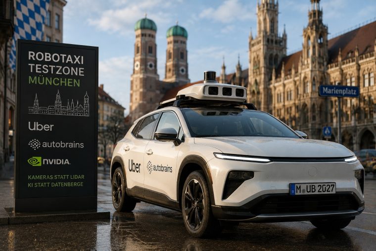 München wird zum Testlabor für autonome Uber-Taxis