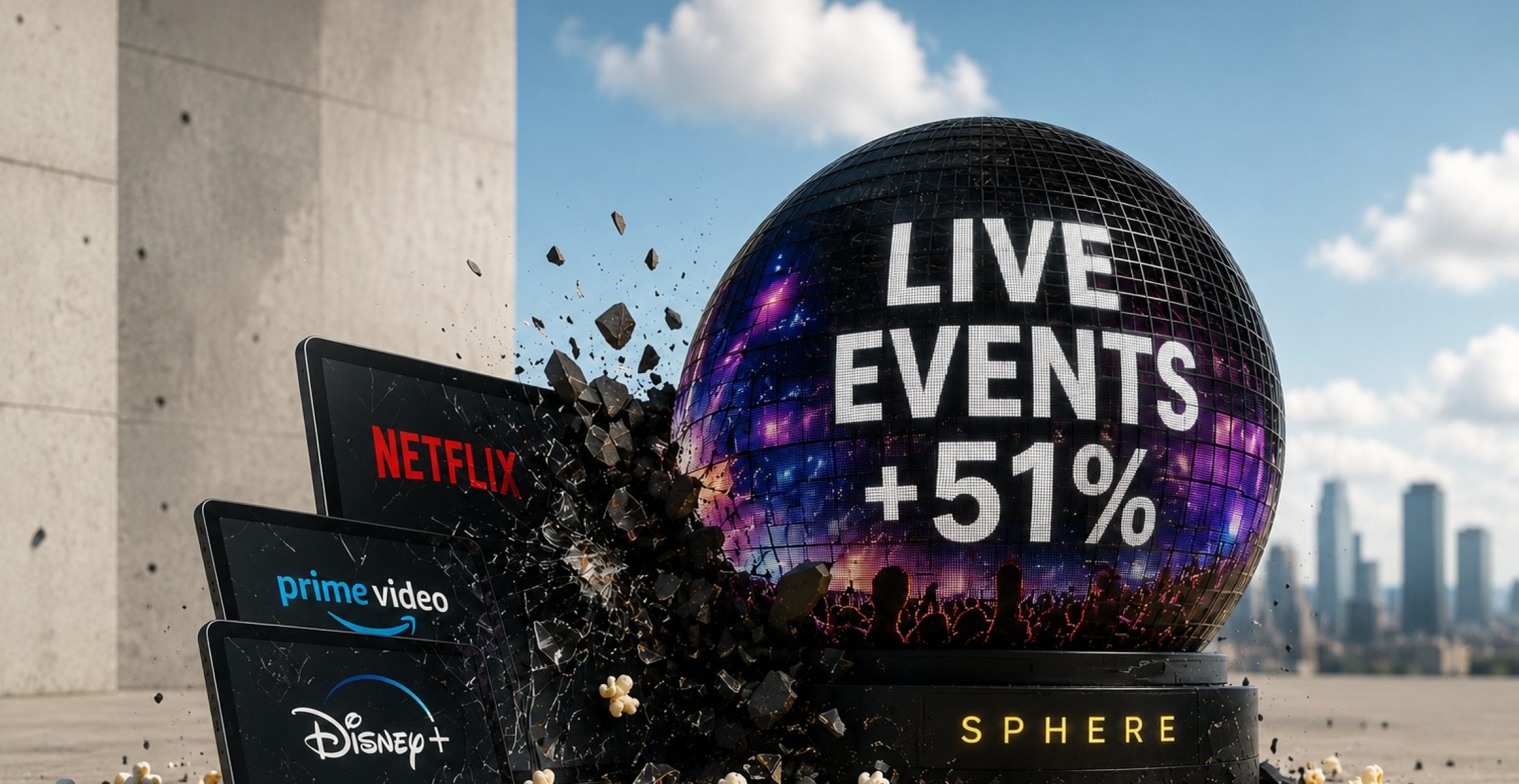 Neue Börsenwette: Anleger setzen jetzt auf Live-Events statt Streaming