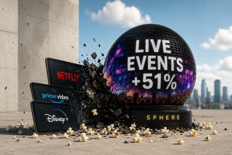 Neue Börsenwette: Anleger setzen jetzt auf Live-Events statt Streaming