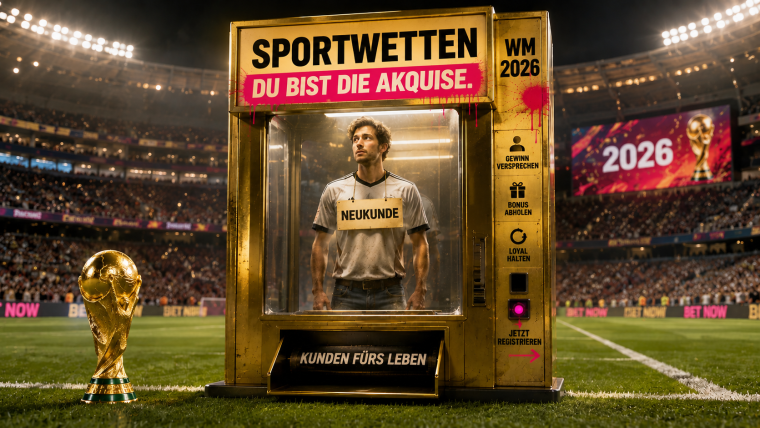 Du bist nicht der Wettkunde. Du bist die Akquise.
