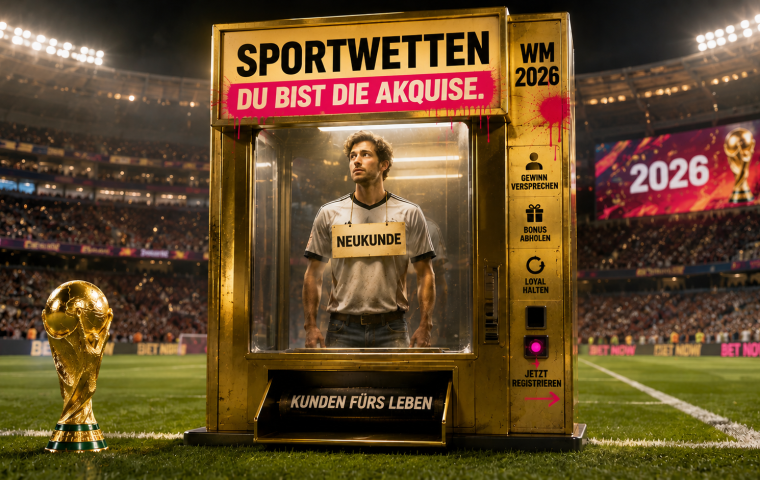 Du bist nicht der Wettkunde. Du bist die Akquise.