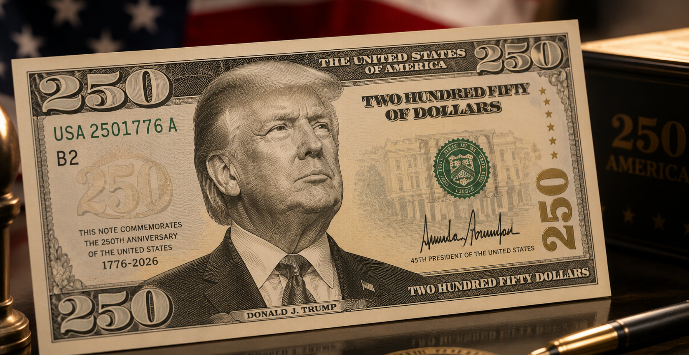 Kommt Trump auf die Dollarnote? Eine 250-Dollar-Frage der Eitelkeit