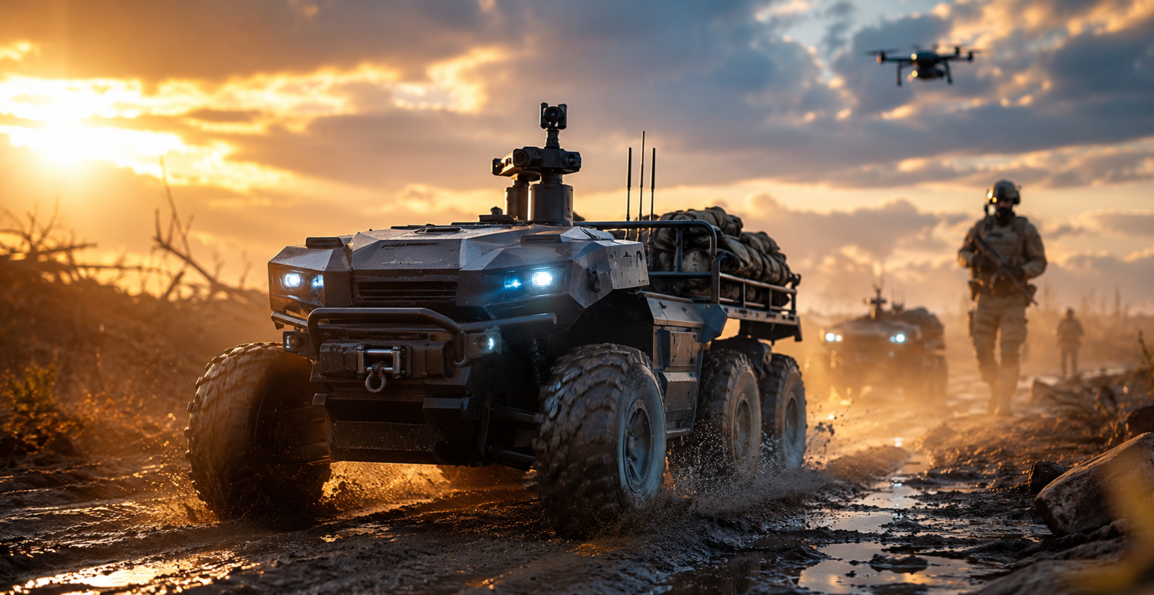 Roboter an der Front: US-Kampf-ATVs kämpfen in der Ukraine