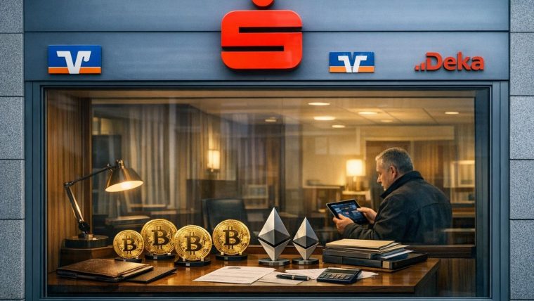 Bitcoin kommt zur Sparkasse: Deutschlands Hausbanken öffnen die Krypto-Schleusen