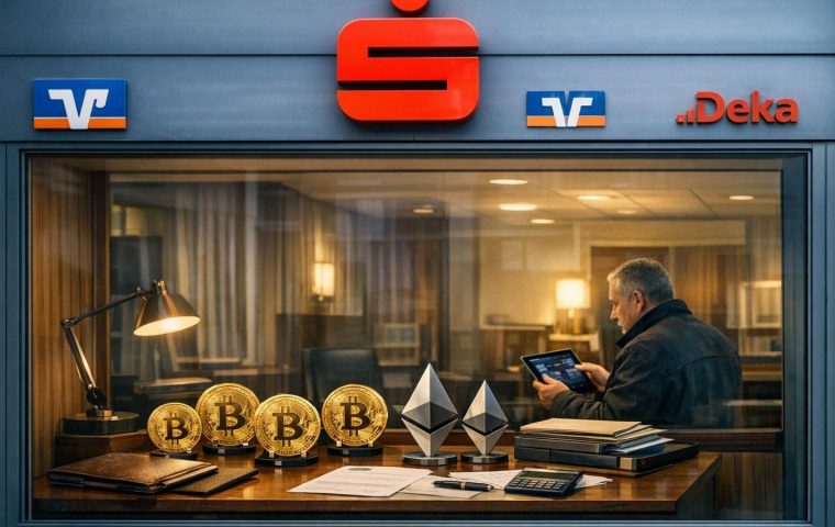 Bitcoin kommt zur Sparkasse: Deutschlands Hausbanken öffnen die Krypto-Schleusen