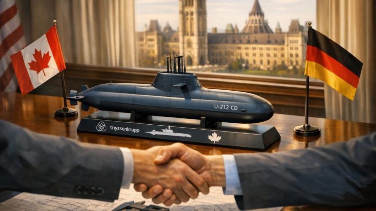 Kanada bestellt deutsche U-Boote: TKMS landet Zehn-Milliarden-Deal gegen Trump