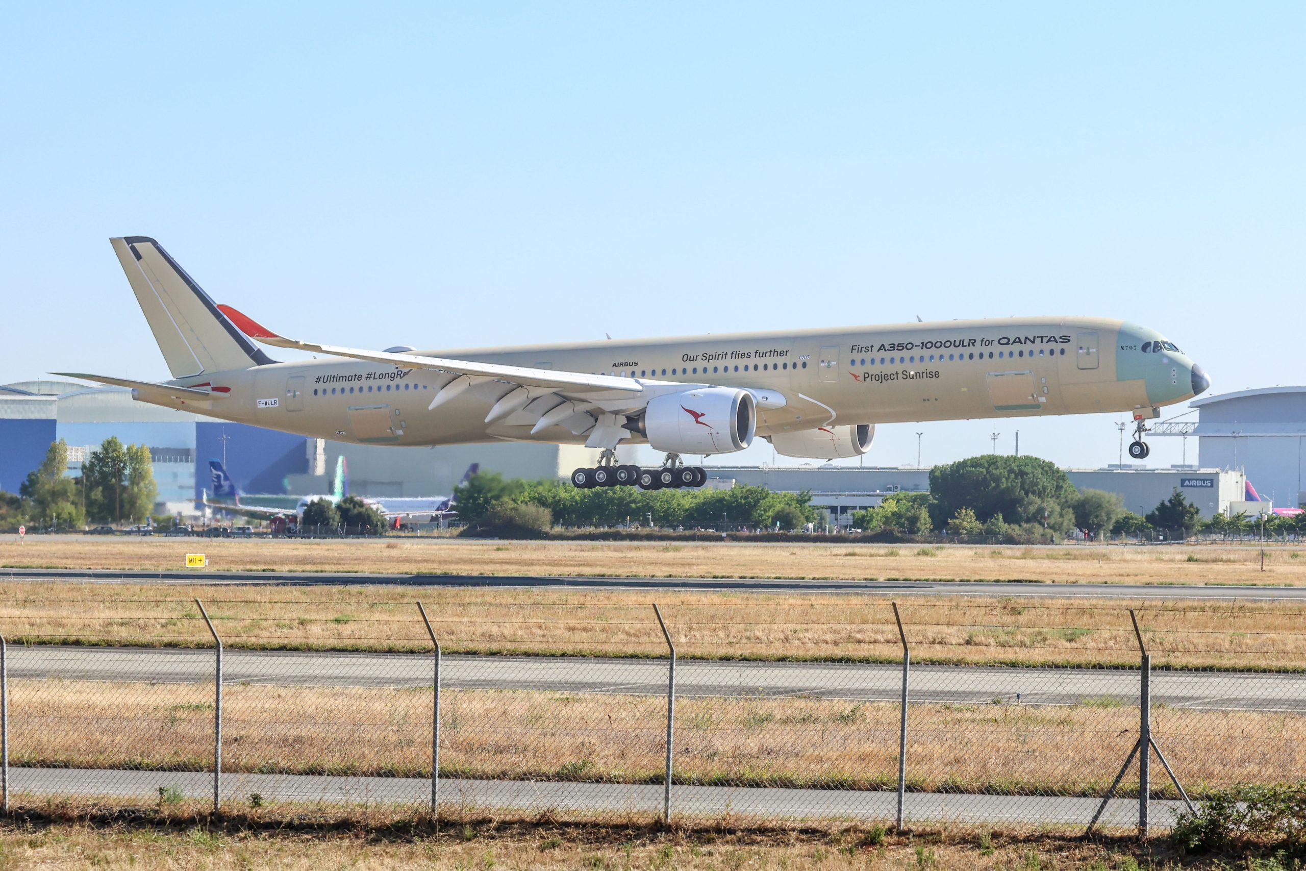 Der Qantas Airbus A350-1000ULR