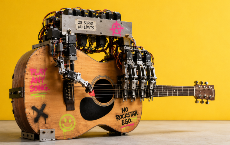 Wenn der Roboter Gitarre spielt – und besser klingt als du