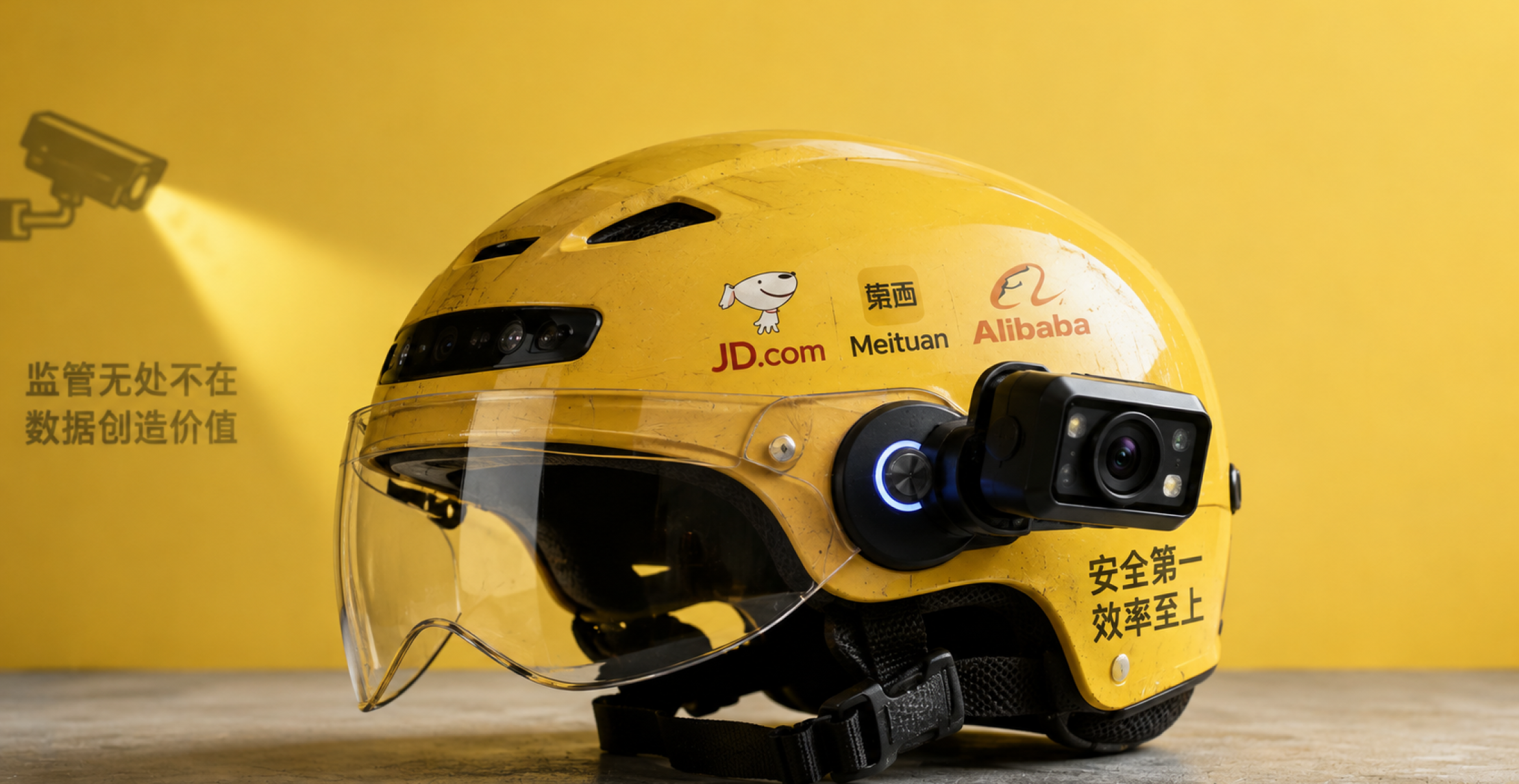 China schnallt seinen Kurieren KI auf den Kopf – Überwachung inklusive