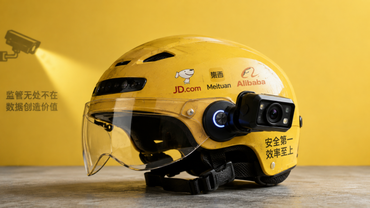 China schnallt seinen Kurieren KI auf den Kopf – Überwachung inklusive