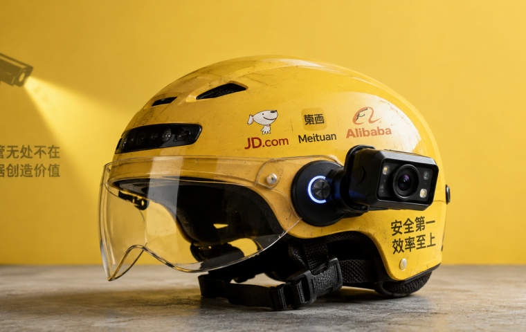 China schnallt seinen Kurieren KI auf den Kopf – Überwachung inklusive
