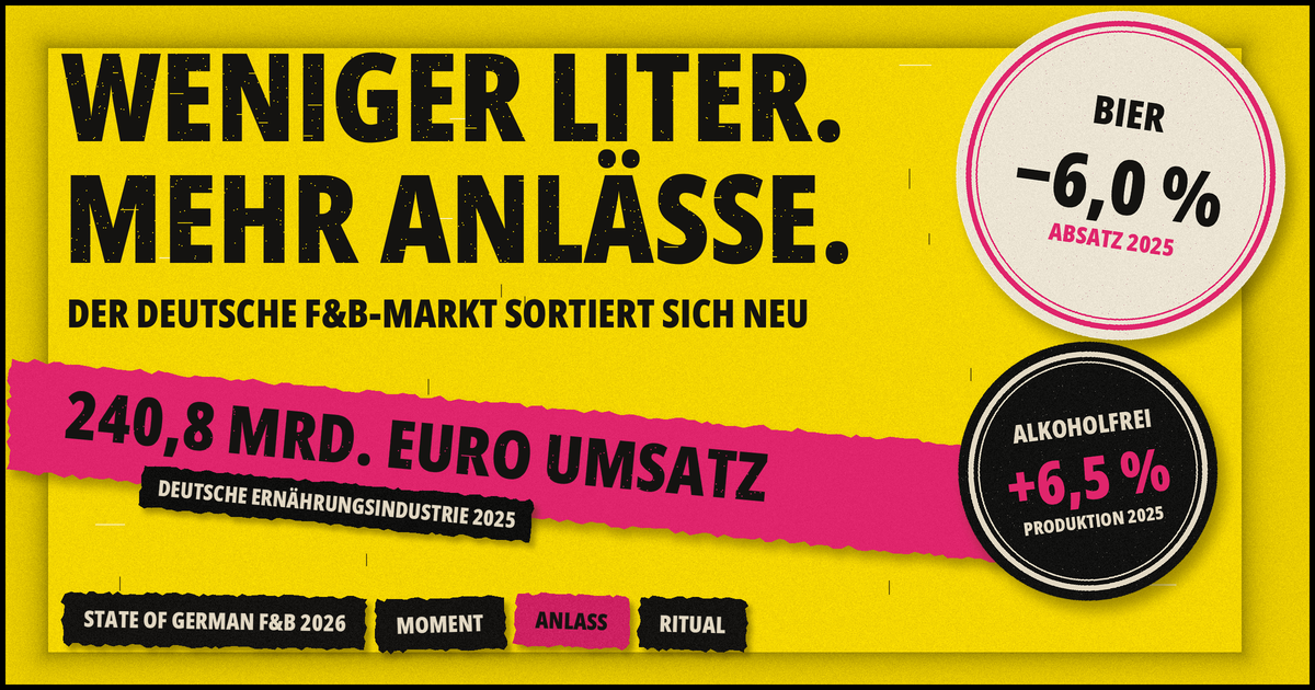 Der deutsche F&B-Markt sortiert sich neu