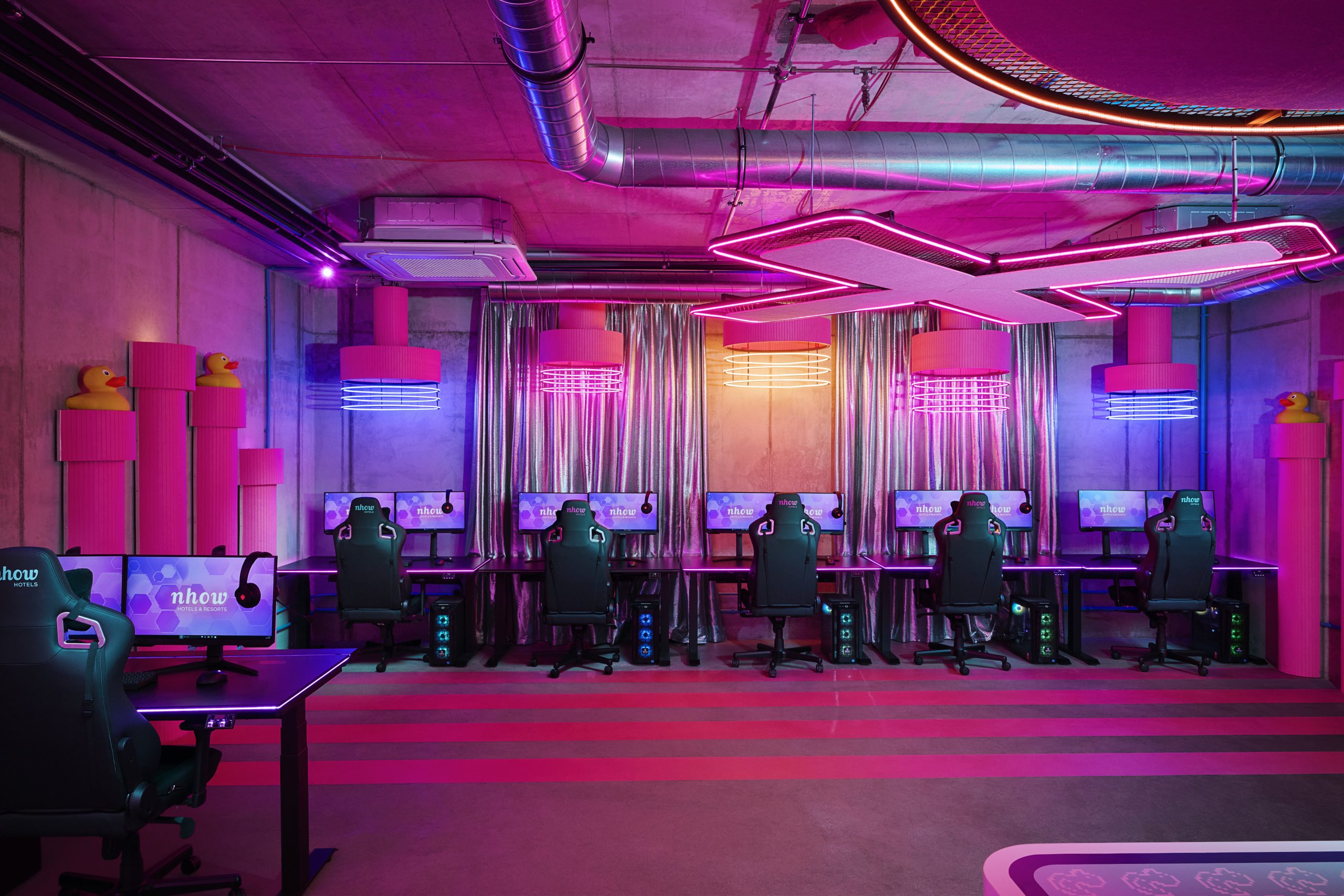 Eigene Gaming Rooms gibt es aktuell im nhow Berlin und nhow Frankfurt