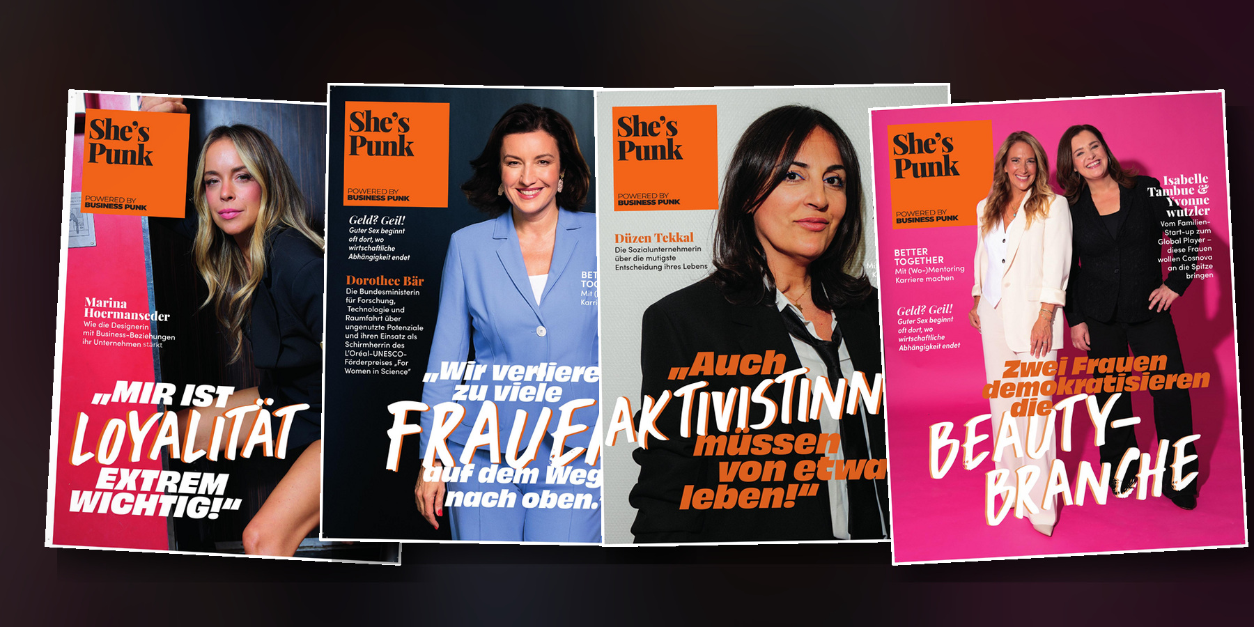 Vier Cover, null Ausreden: Die neue „She’s Punk“