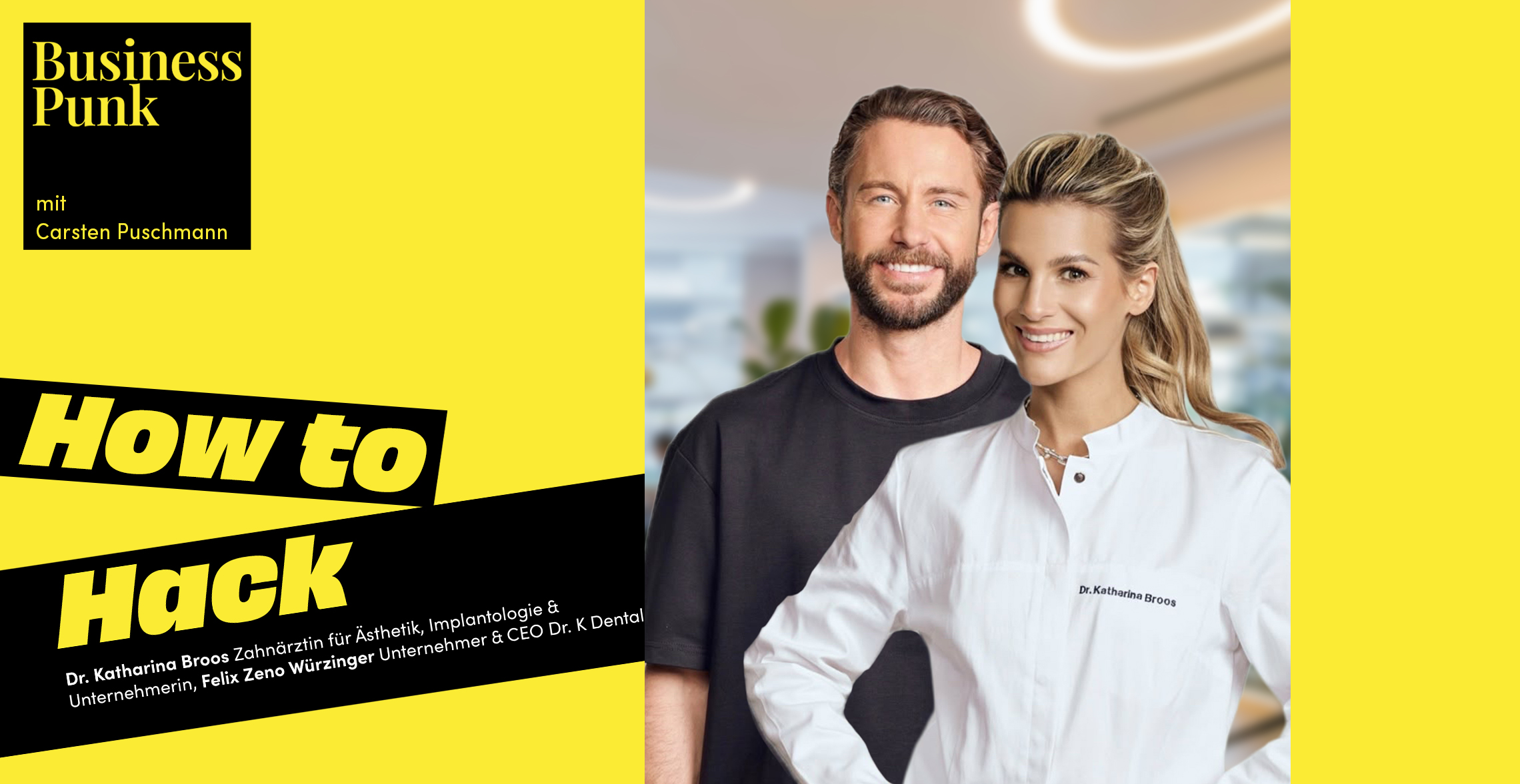 Der Mund als Tor zum Körper: Dr. Katharina Broos & Felix Zeno Würzinger über 29-Euro-Zahnpasta, Bootstrapping und Gründen als Paar