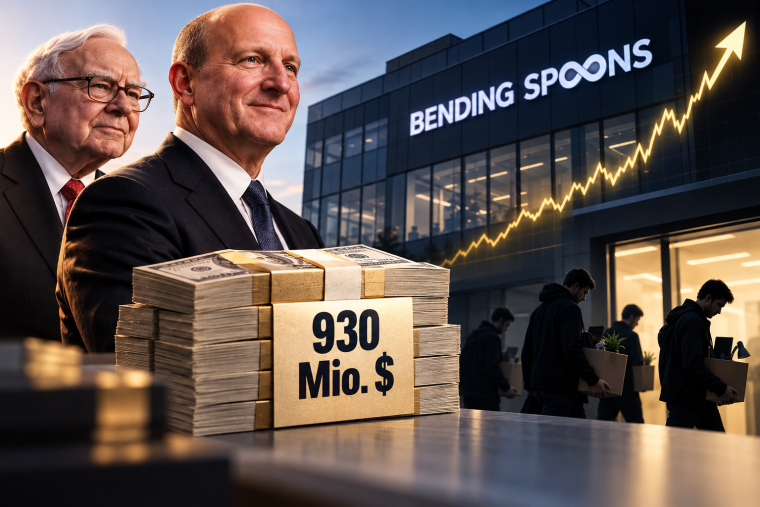 Bending Spoons Aktie plus 41-Prozent: Berkshires 930-Millionen-Wette auf Übernahmen