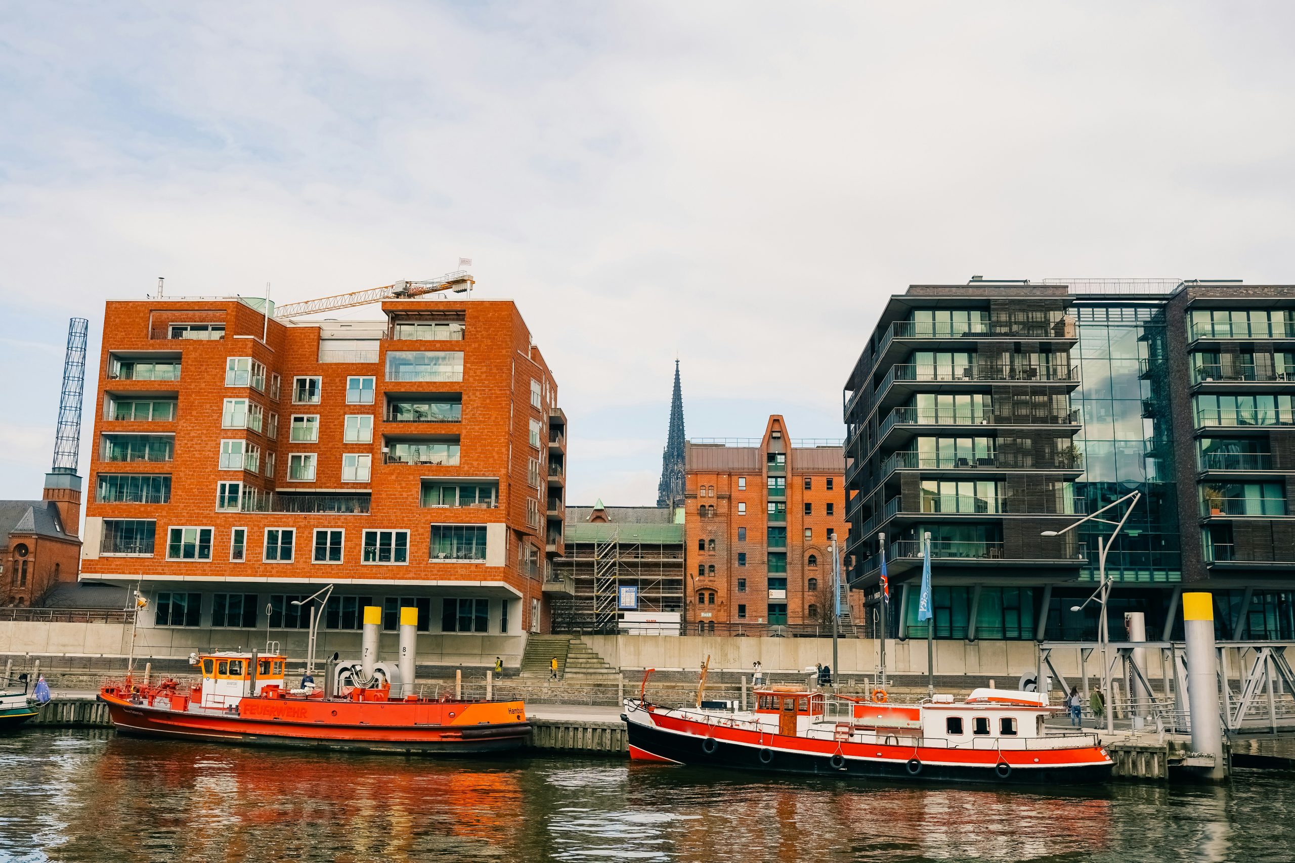 Hamburger Mietwohnungen am Hafen.