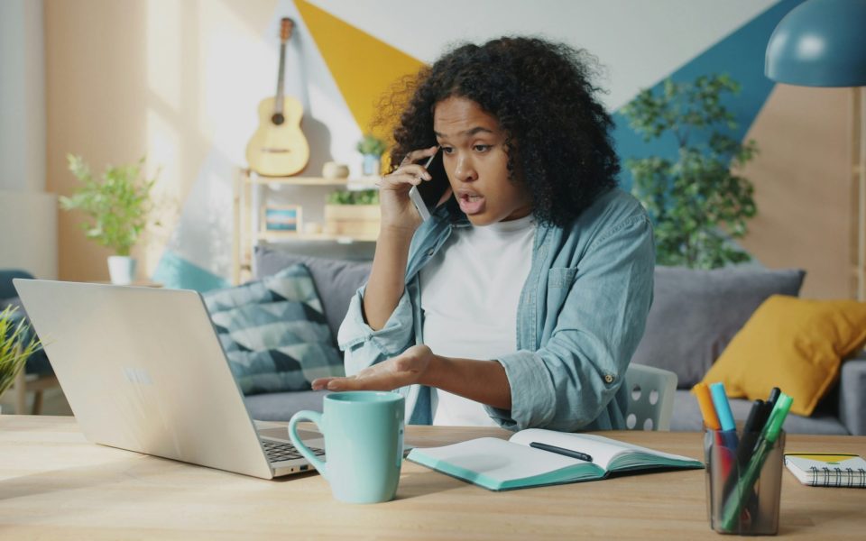 Home-Office nervt nicht wegen Call, sondern aus einem anderen Grund.