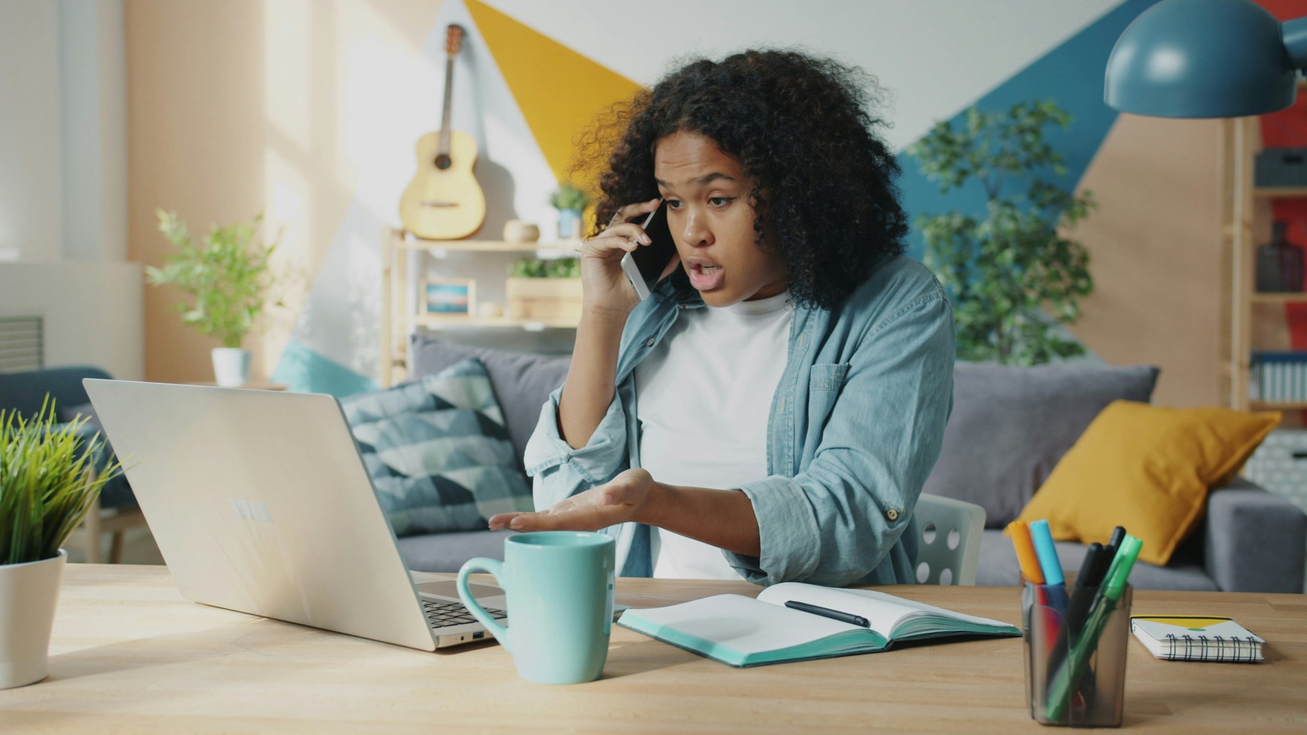 Home-Office nervt nicht wegen Call, sondern aus einem anderen Grund.